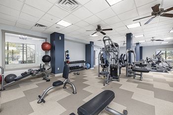 State-of-the-art fitness area with 24-hour access